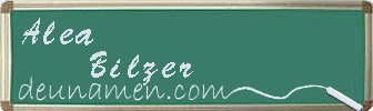 Alea Bilzer Visitenkarte